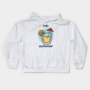 hello summer Kids Hoodie